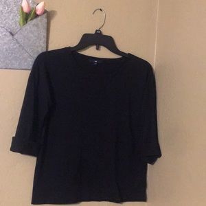 Quarter Sleeved black blouse